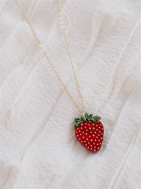 chloe fruit necklace.